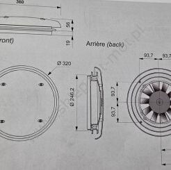 Kalori 121.40.415 roof fan